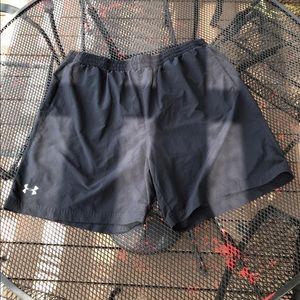 Black Underarmor Sweat Shorts